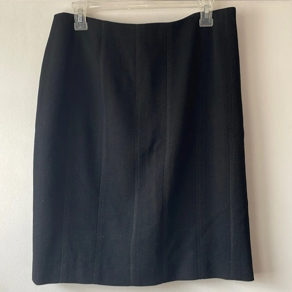AKRIS PUNTO Skirt  black wool‎ Size 8 B5